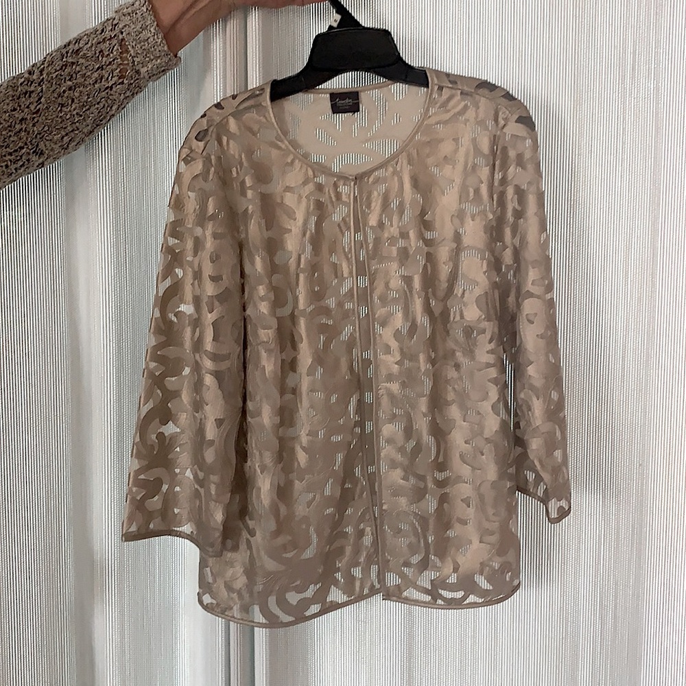 Chico’s Jacket - Gold Lace